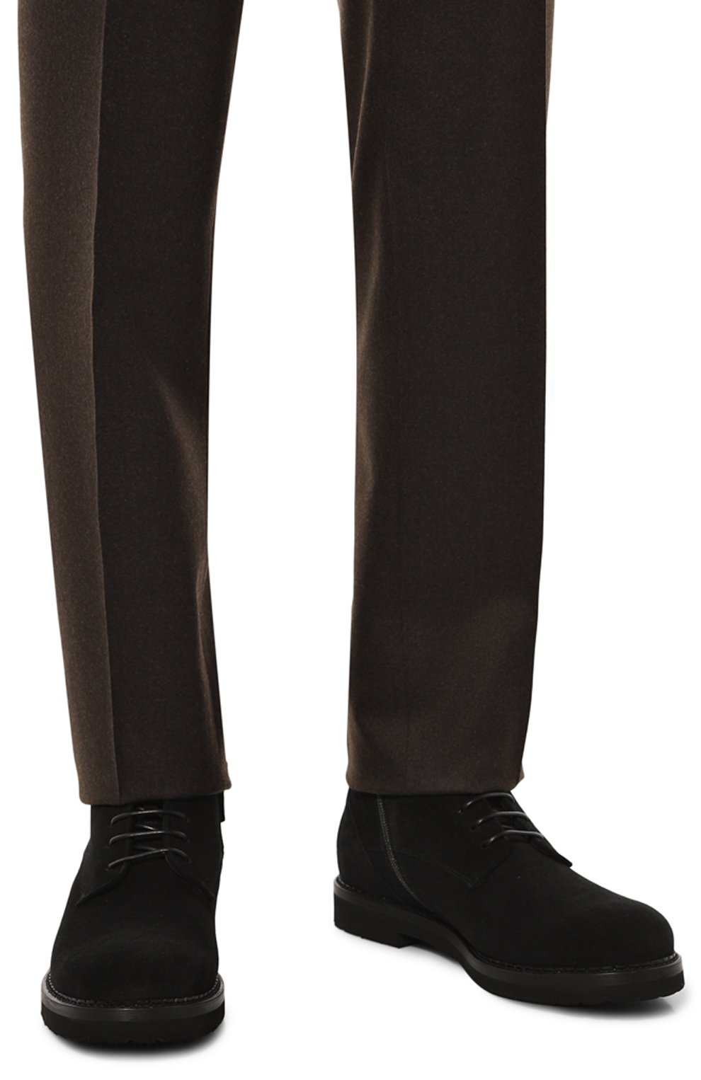 Замшевые ботинки W.GIBBS черного цвета по цене 52750 руб., арт. 2035016/CAM0SCI0 RAIN FUR, фото 3 Замшевые ботинки W.GIBBS, арт. 2035016/CAM0SCI0 RAIN FUR, фото 3