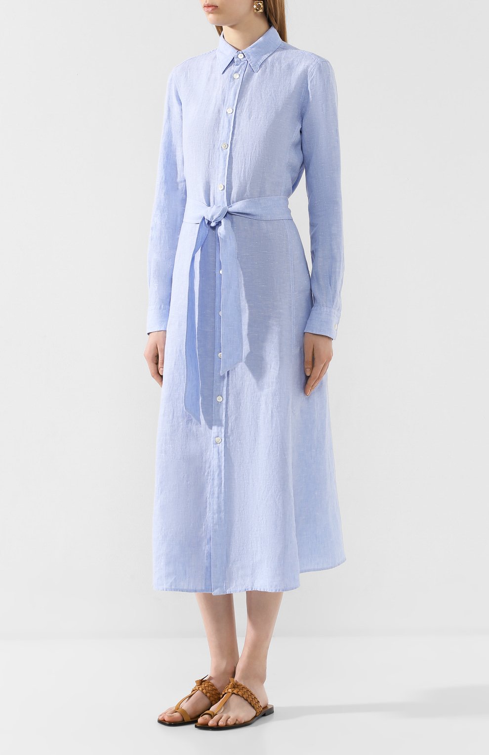 Льняное платье POLO RALPH LAUREN, арт. 211797191, фото 3
