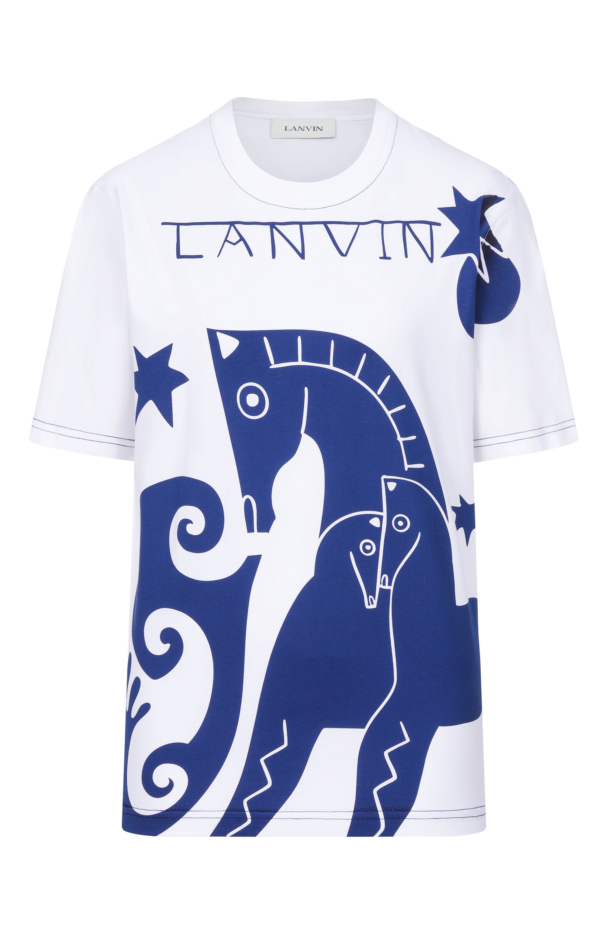 Хлопковая футболка LANVIN, арт. RM-TS0016-J314-P26, фото 1