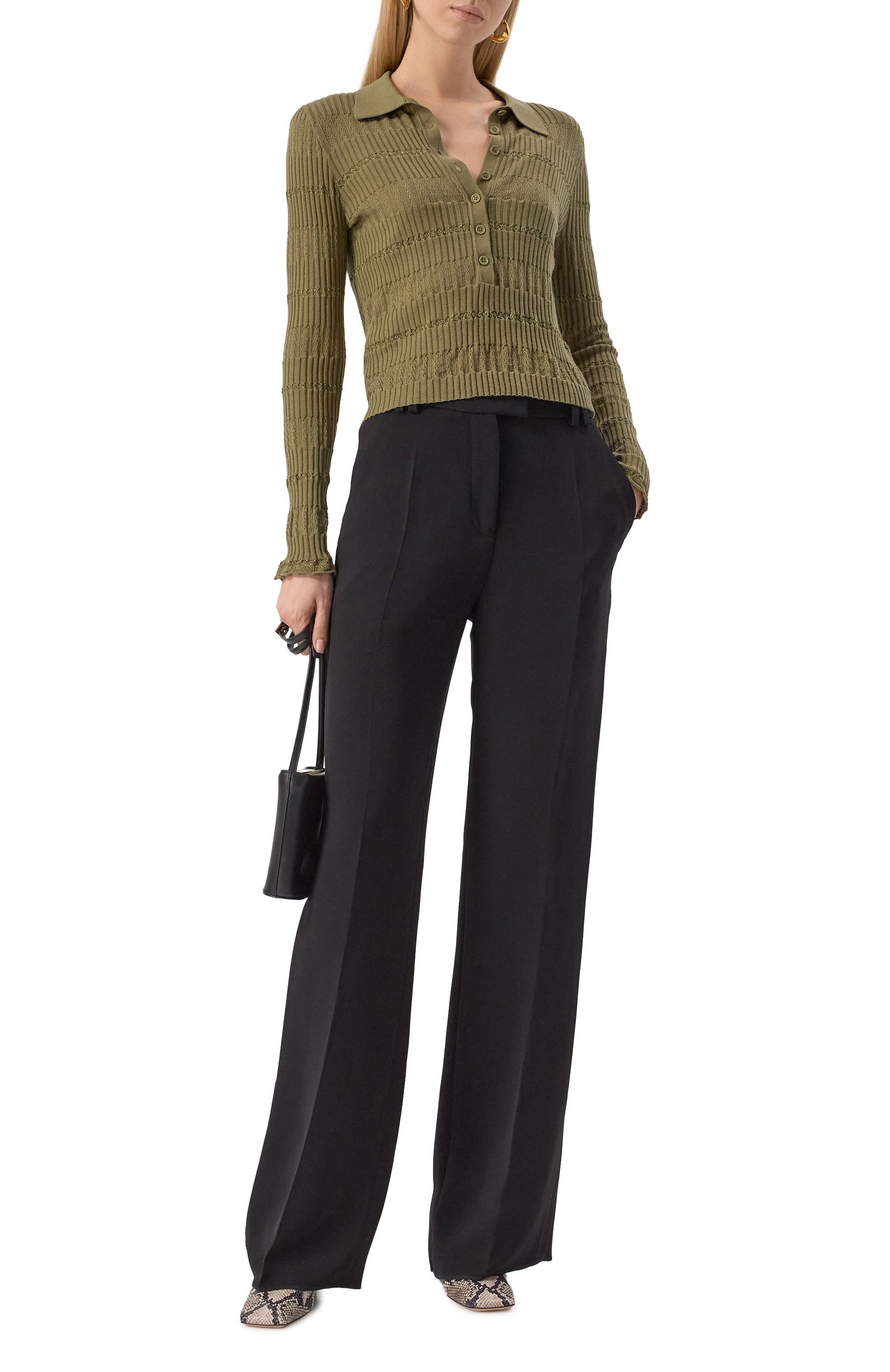 Пуловер из хлопка и шелка PINKO, арт. 104737/A2FC, фото 2