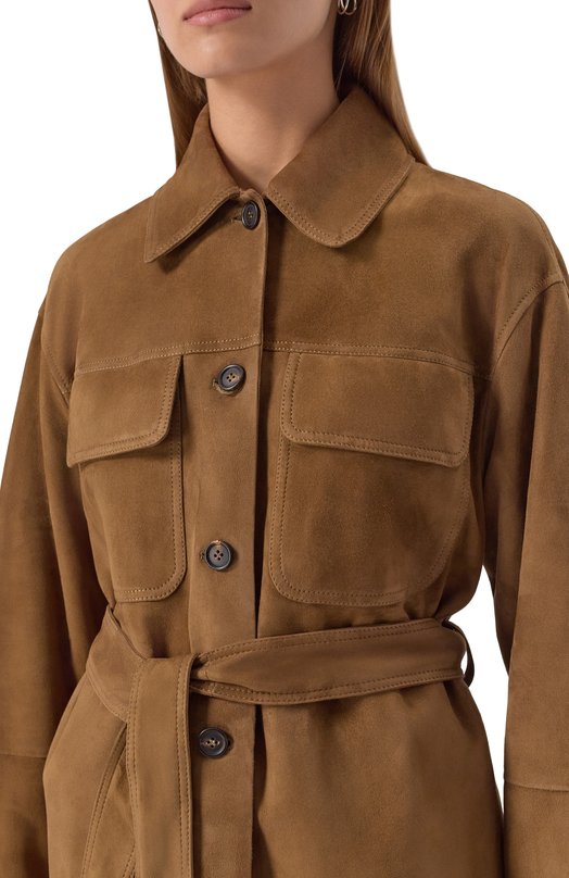 Замшевая куртка Brunello Cucinelli MPCAI7452P Коричневый  MPCAI7452P Фото 5