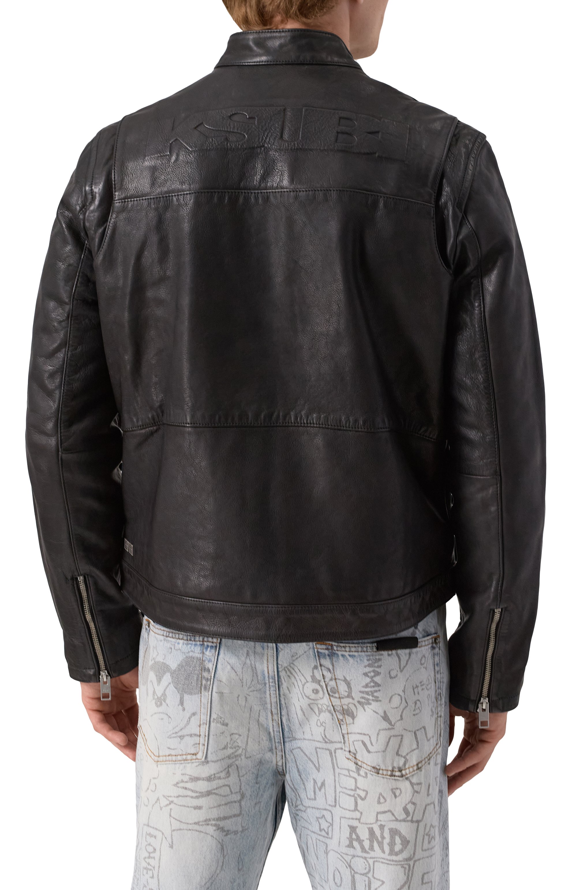 Кожаная куртка KSUBI, арт. MSP25JK004, фото 4