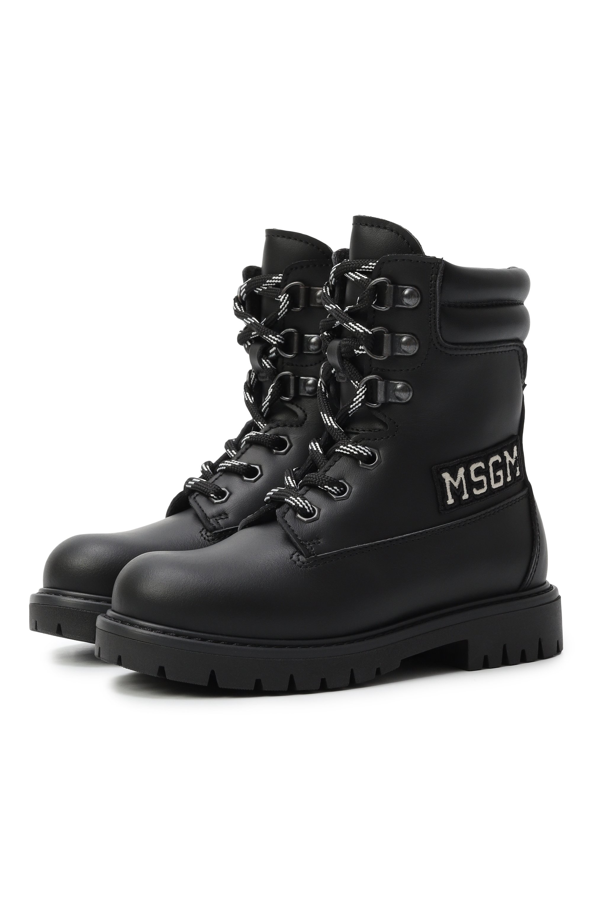 Кожаные ботинки MSGM KIDS, арт. 81170/28-35, фото 1