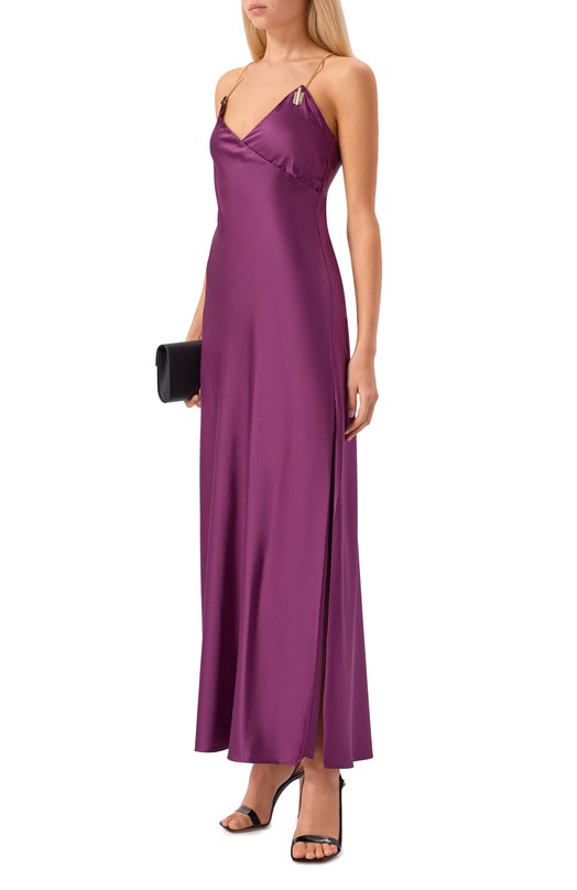 Шелковое платье Daname 625FW6704S Фиолетовый  625FW6704S Фото 3