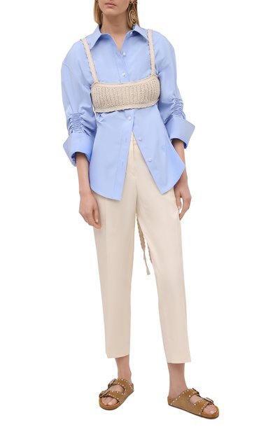 Хлопковый топ ALANUI, арт. LWHA042S21KNI001, фото 2