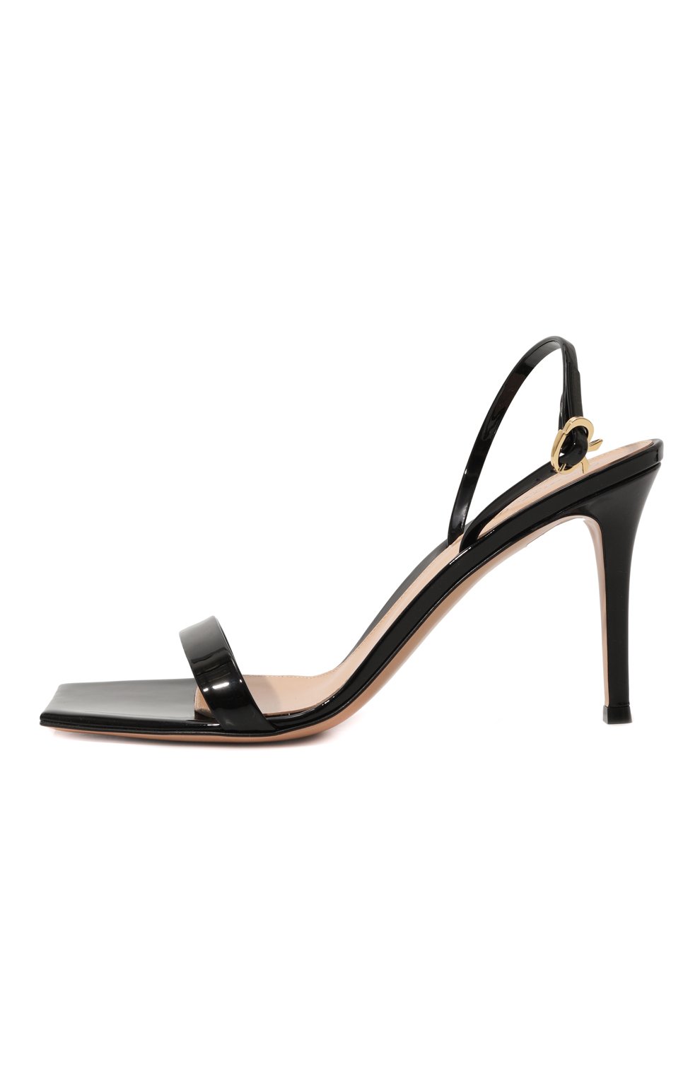 Кожаные босоножки ribbon stiletto 85 GIANVITO ROSSI, арт. G32201.85RIC.VERNER0, фото 4