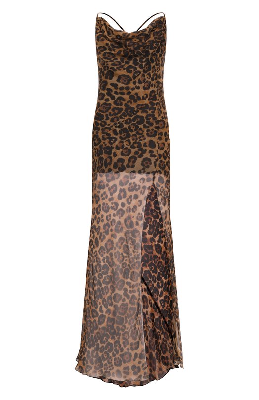 Шелковое платье Blumarine 2A668A Леопардовый 2A668A