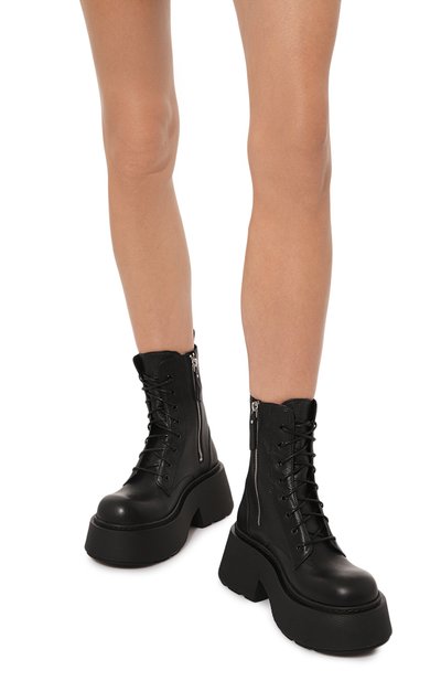 Кожаные ботинки stripy VIC MATIE, арт. 1F2150D_D30B070101, фото 3