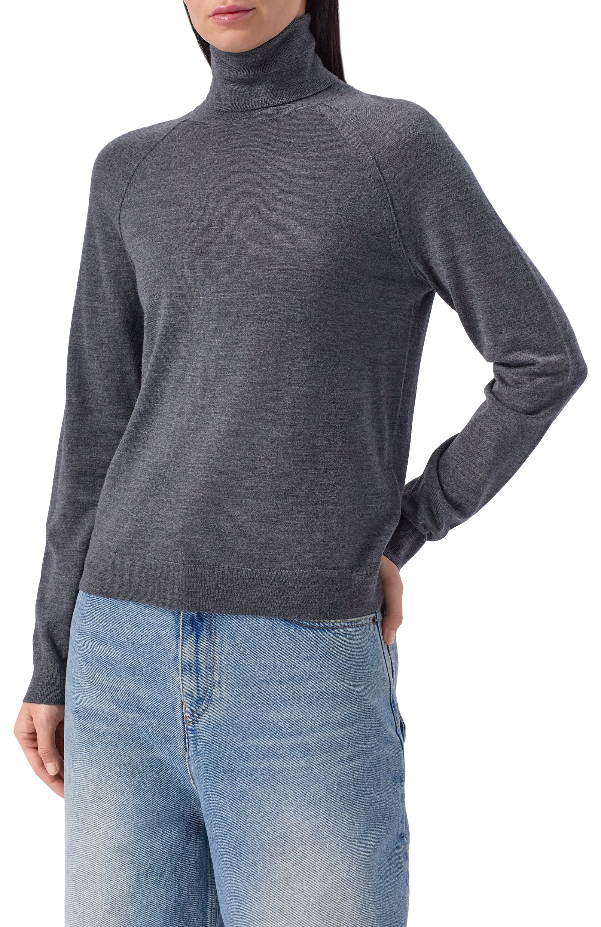 Шерстяная водолазка BOSS, арт. 50548298, фото 3