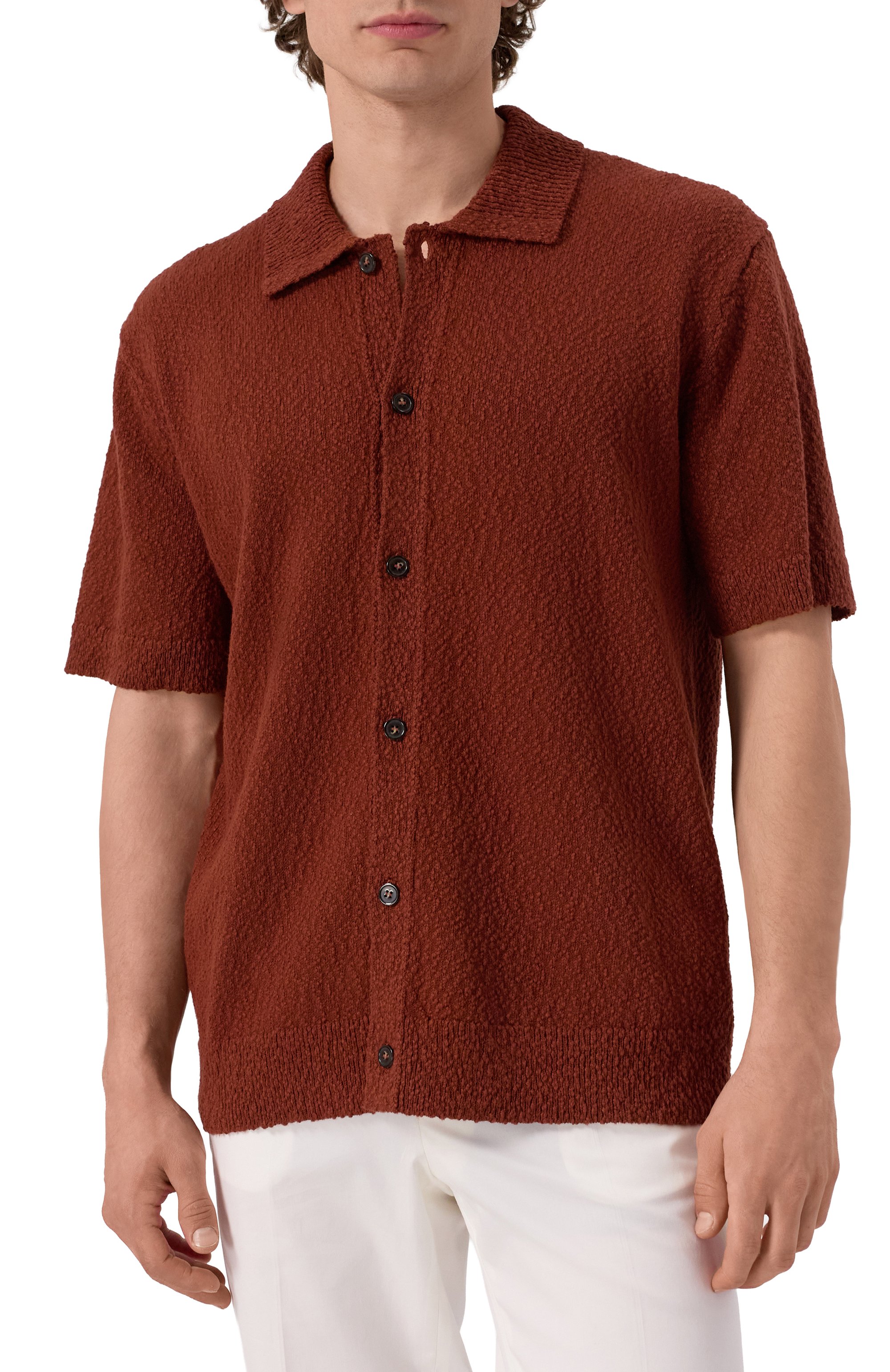 Хлопковая рубашка 12 STOREEZ, арт. 131405, фото 3