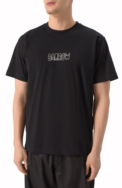 Хлопковая футболка BARROW, арт. S5BWMATH053, фото 3