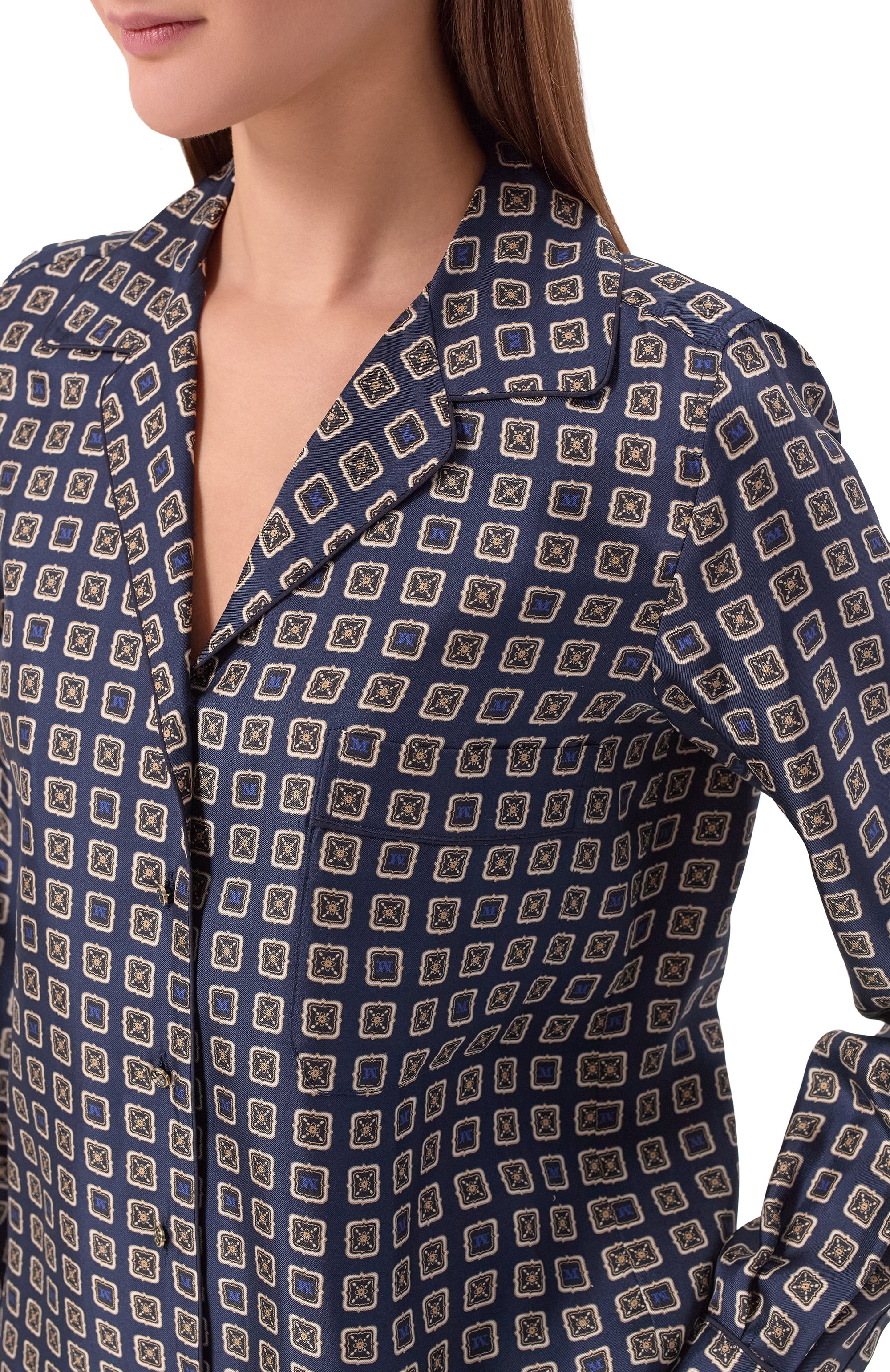 Шелковая рубашка MAX MARA, арт. MXMDISC0, фото 5