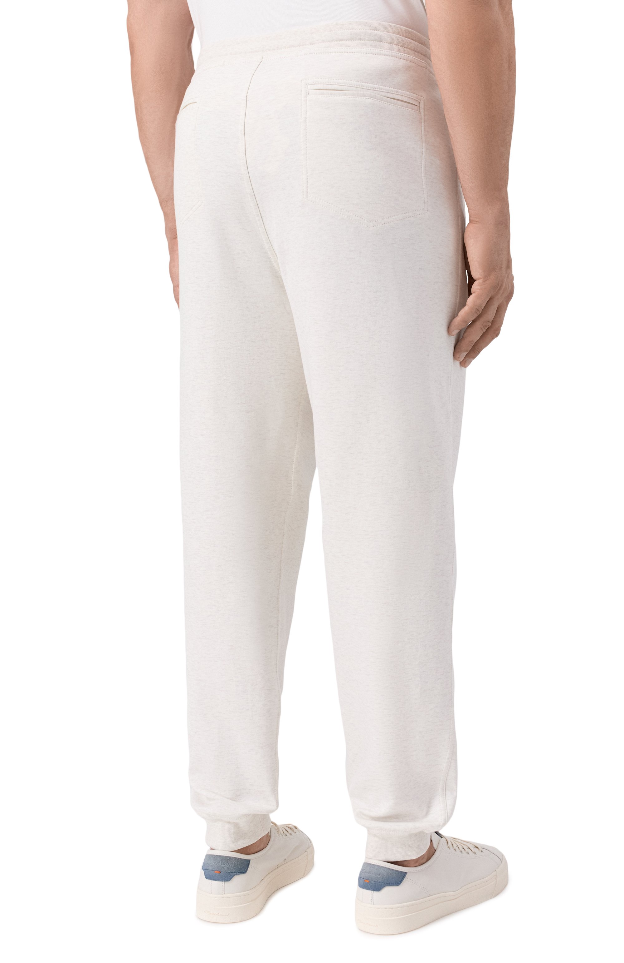 Хлопковые джоггеры BRUNELLO CUCINELLI, арт. MR8073233G, фото 4