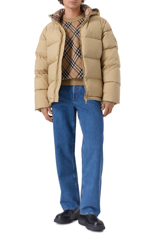 Пуховик Burberry 8110363 Бежевый  8110363 Фото 2