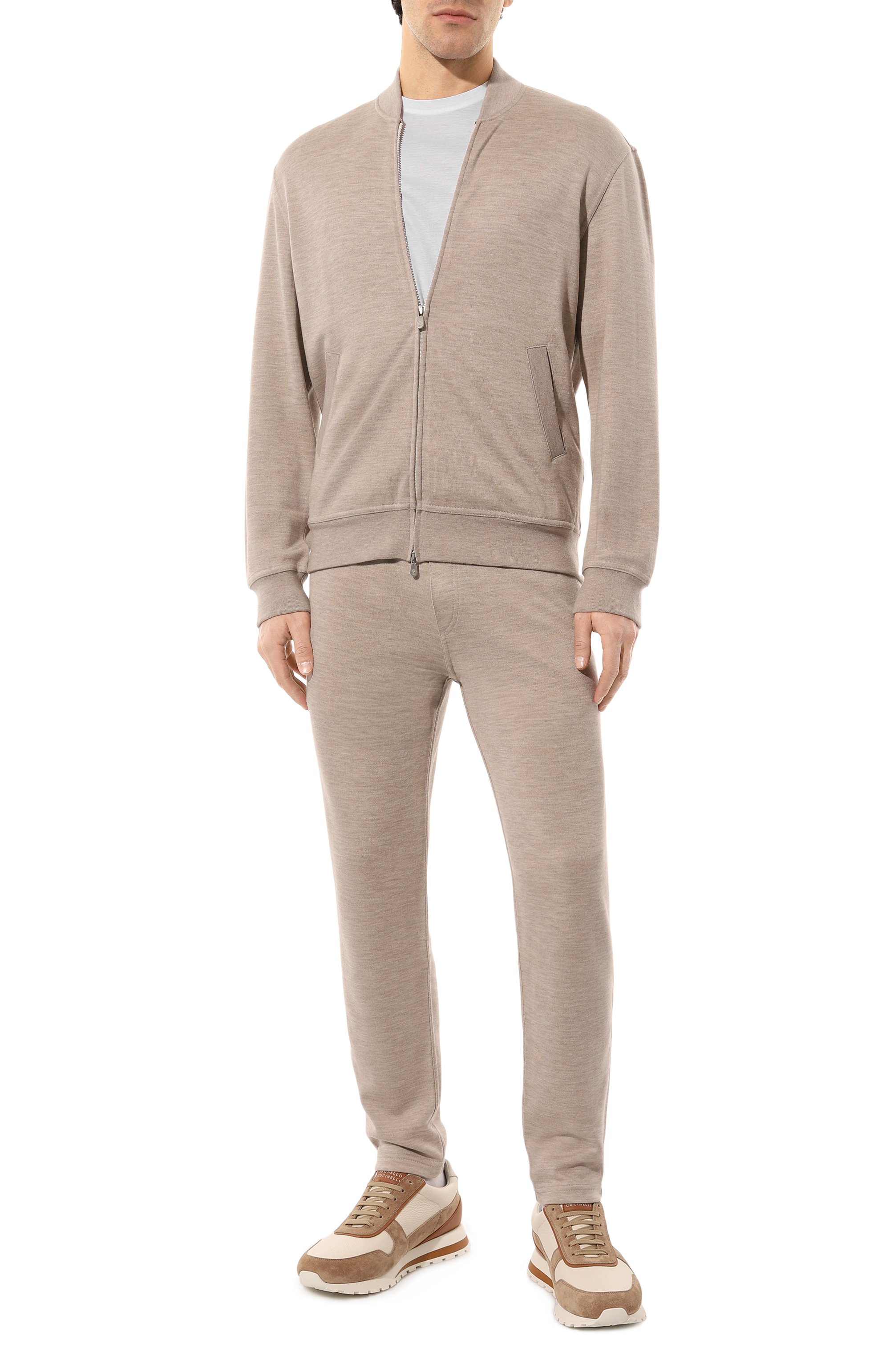 Кожаные кроссовки BRUNELLO CUCINELLI, арт. MZUAVLA289, фото 2