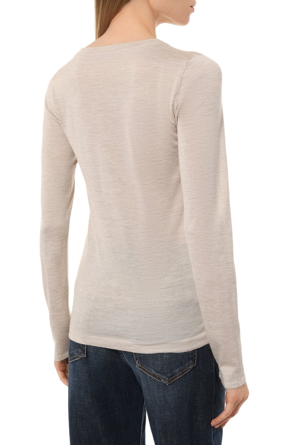 Пуловер из кашемира и шелка BRUNELLO CUCINELLI, арт. M13800000, фото 4