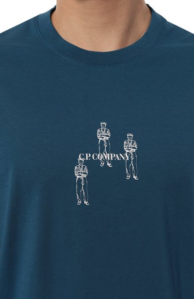 Хлопковая футболка C.P. COMPANY, арт. 16CMTS143A006586W, фото 5