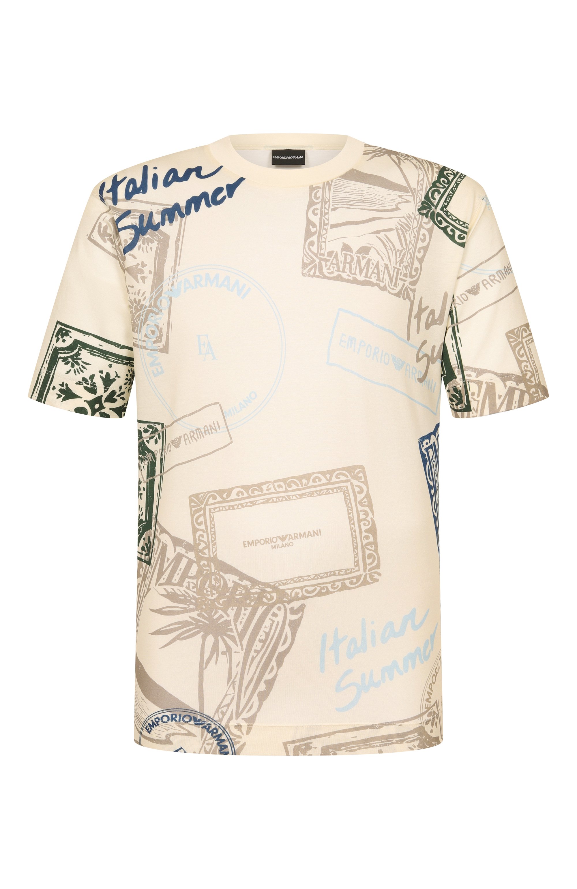 Футболка из лиоцелла и хлопка EMPORIO ARMANI, арт. EM005274/AF24857, фото 1