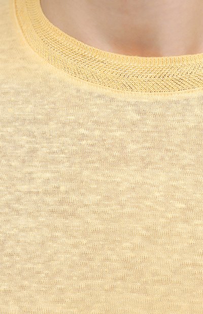 Льняная футболка LORO PIANA, арт. FAL5748, фото 5