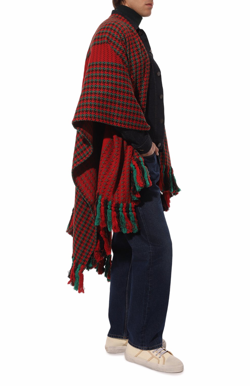 Шерстяная накидка GUCCI, арт. 648967 4GAAN, фото 3