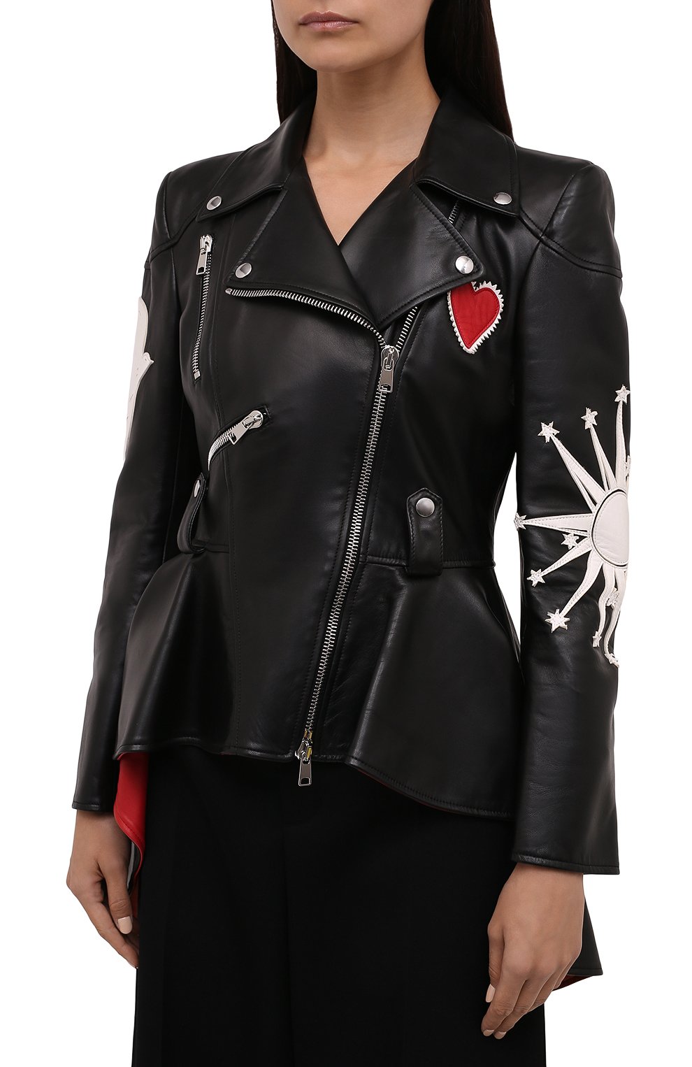 Кожаная куртка ALEXANDER MCQUEEN, арт. 668440/Q5AGH, фото 3