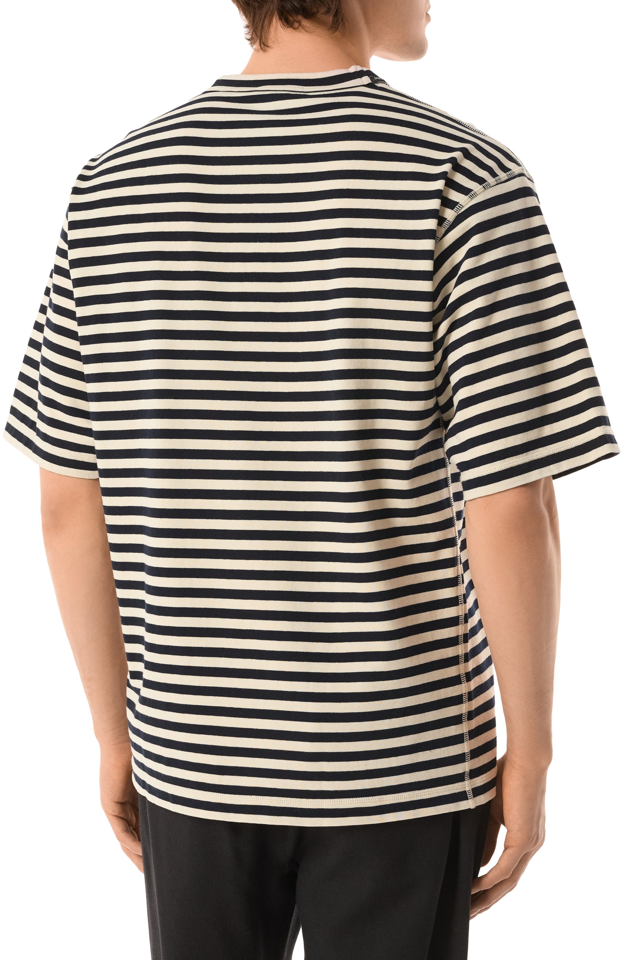 Хлопковая футболка DOLCE & GABBANA, арт. G8RG6T/G7K3P, фото 4