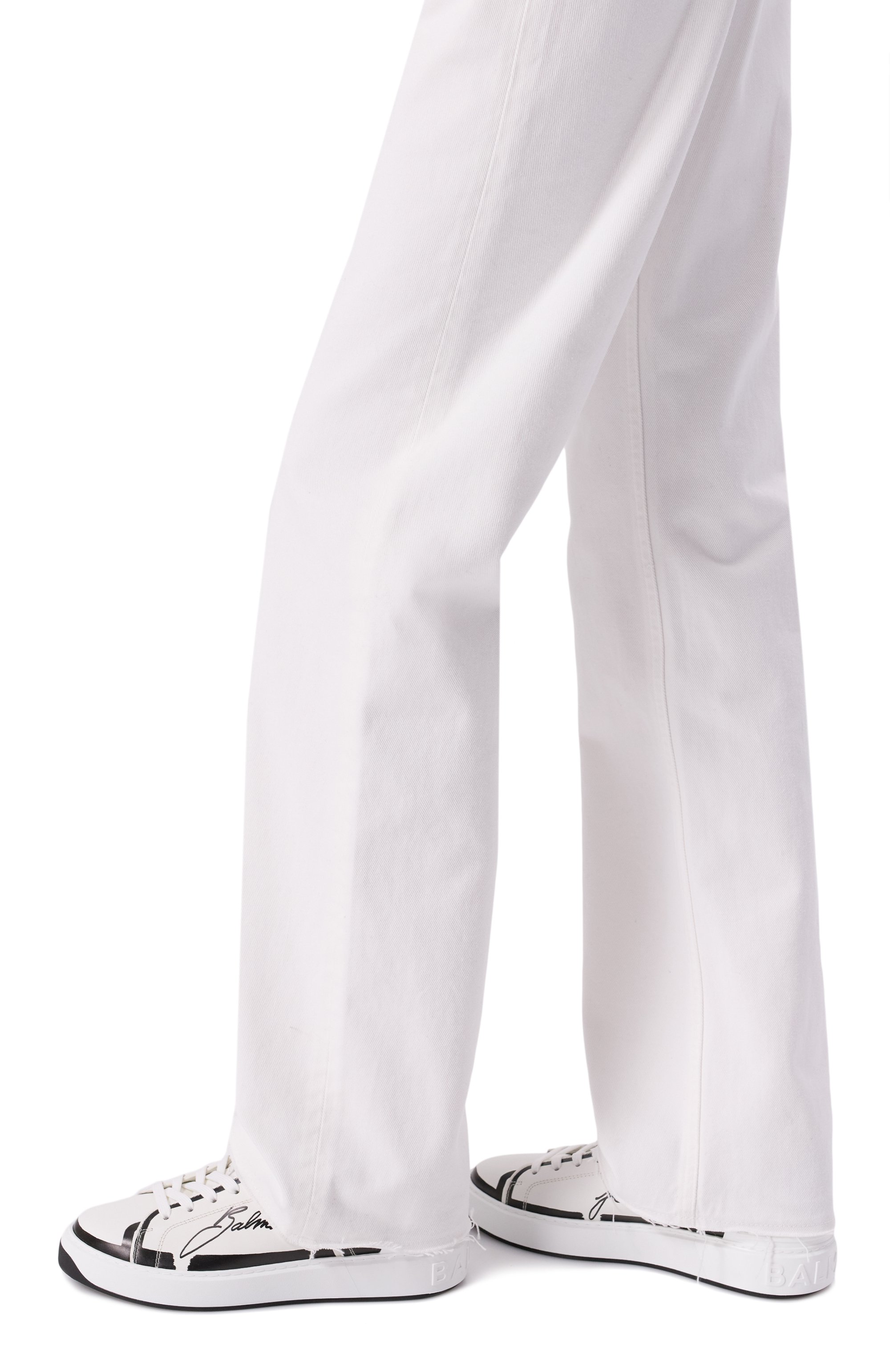 Кожаные кеды b-court BALMAIN, арт. EN1VI690/LCLP, фото 3