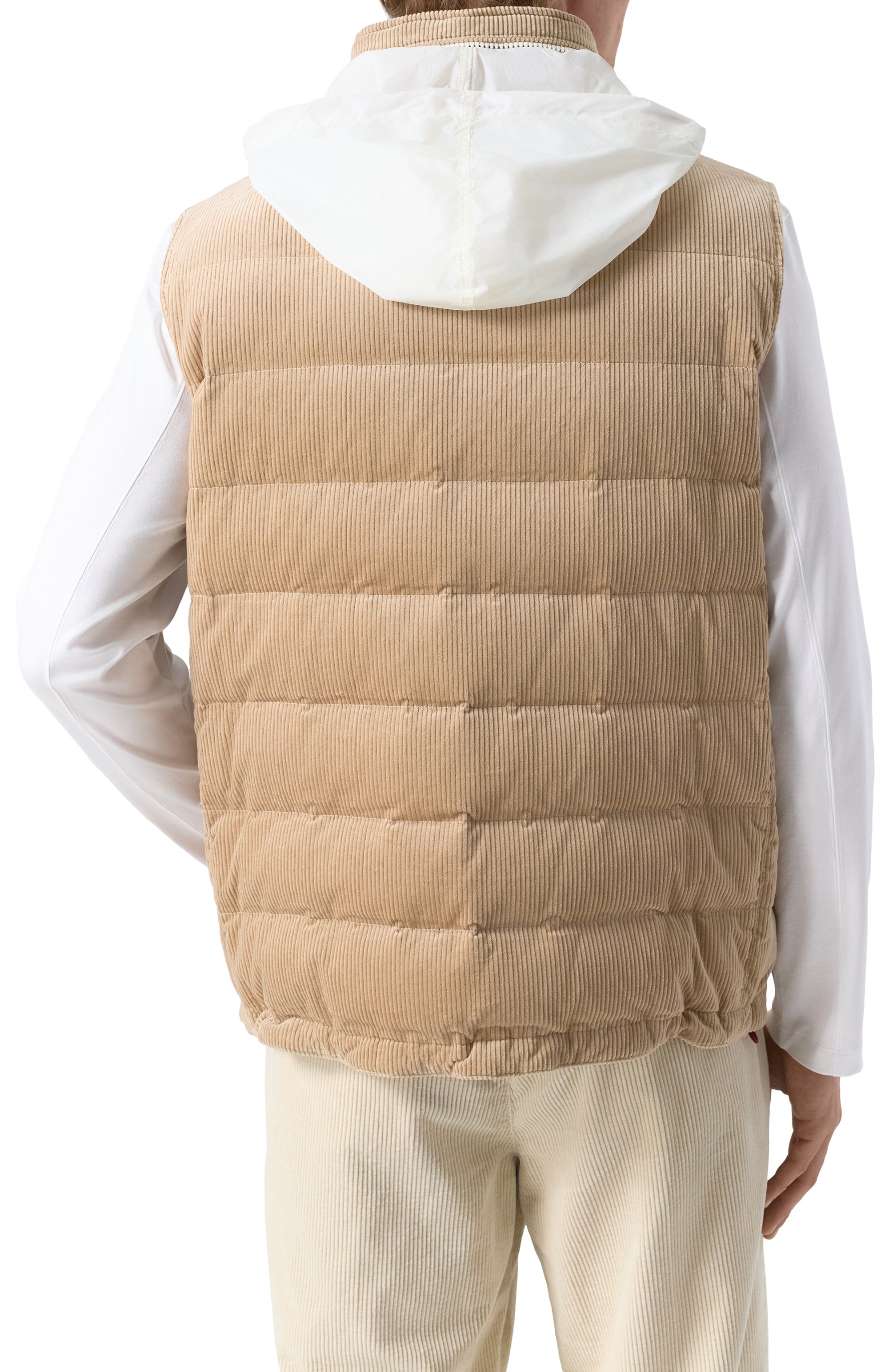 Пуховый жилет из вельвета BRUNELLO CUCINELLI, арт. ML4631714, фото 8