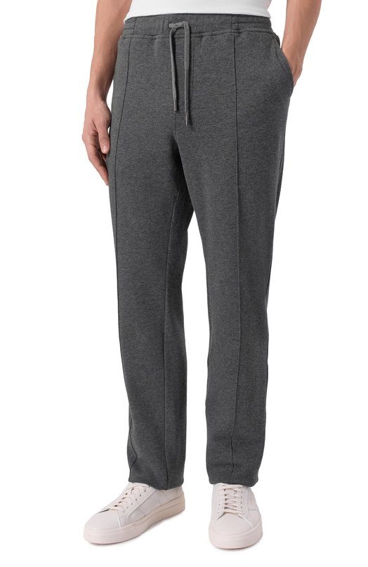 Брюки из хлопка и кашемира Capobianco 19M707.LB00. Серый  19M707.LB00. Фото 3