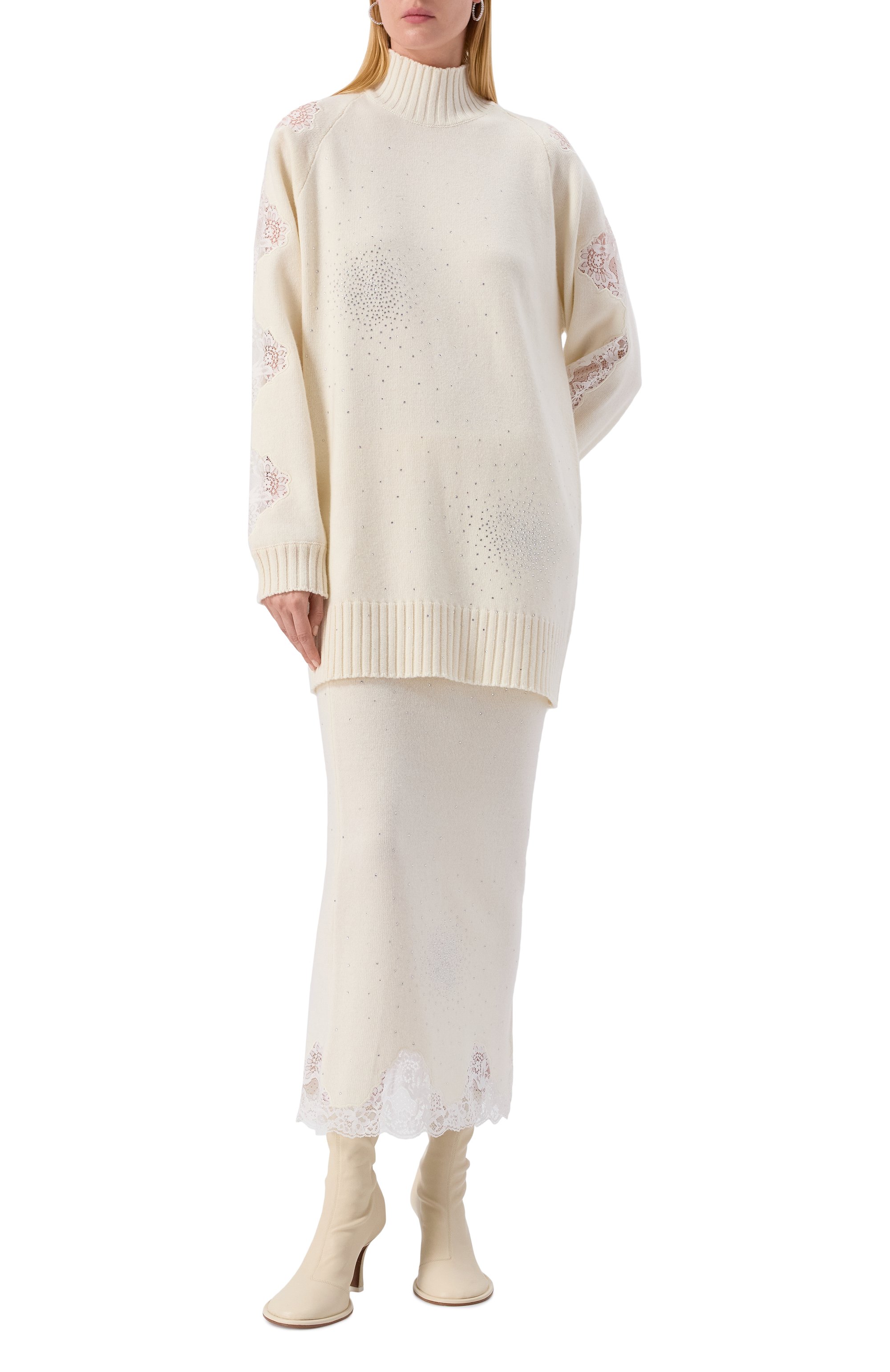 Юбка из шерсти и вискозы GIUSEPPE DI MORABITO, арт. 05FWKND362YC 05359, фото 2