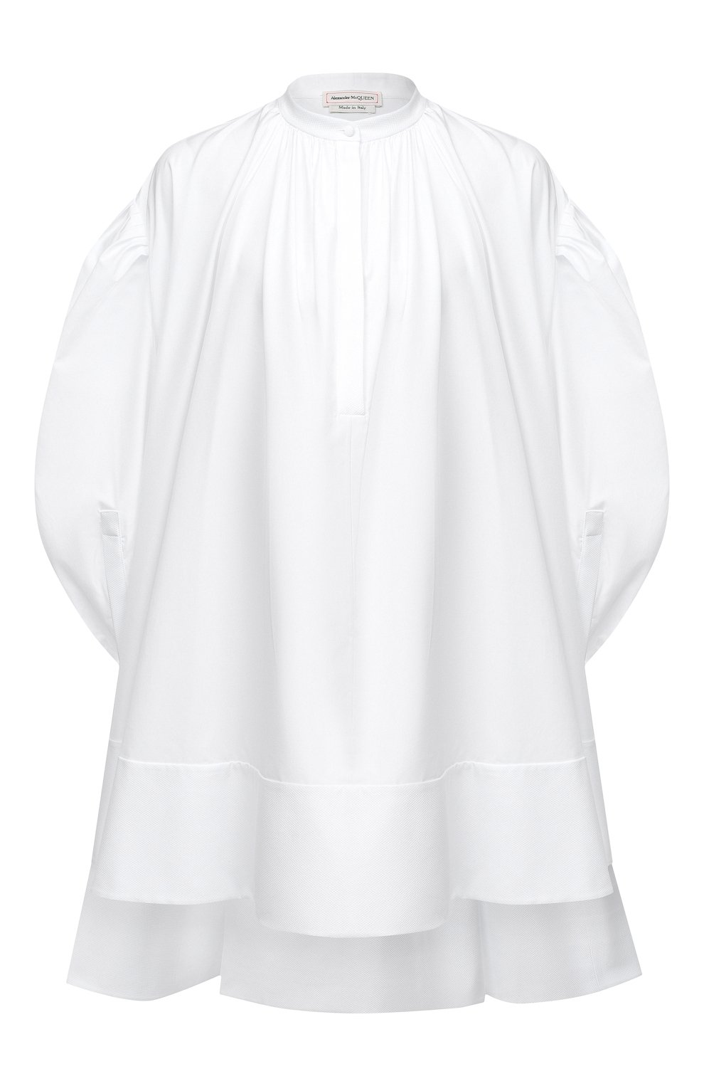 Хлопковое платье ALEXANDER MCQUEEN белого цвета по цене 179500 руб., арт. 641304/QAAAD, фото 1 Хлопковое платье ALEXANDER MCQUEEN, арт. 641304/QAAAD, фото 1