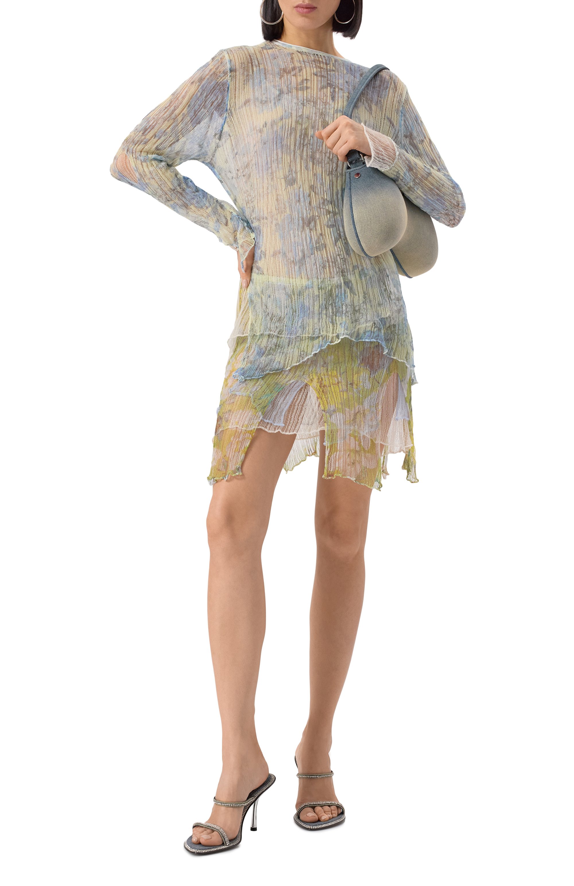 Хлопковый лонгслив DIESEL, арт. A18017/0AFBT, фото 2