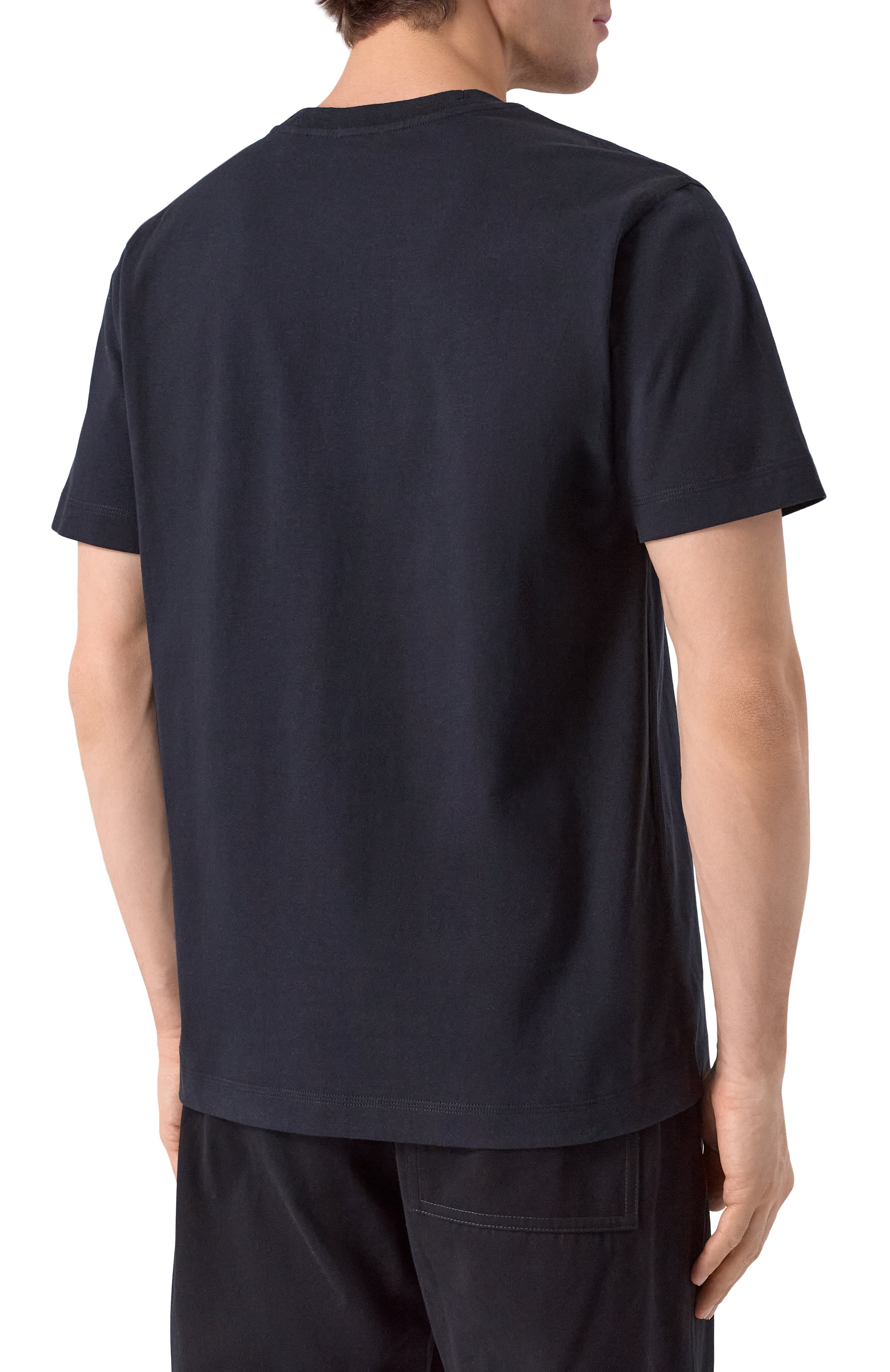 Хлопковая футболка BURBERRY, арт. 8102898, фото 4