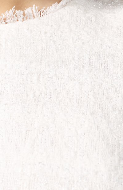 Платье BALMAIN белого цвета по цене 178500 руб., арт. SF06065/C155, фото 5 Платье BALMAIN, арт. SF06065/C155, фото 5