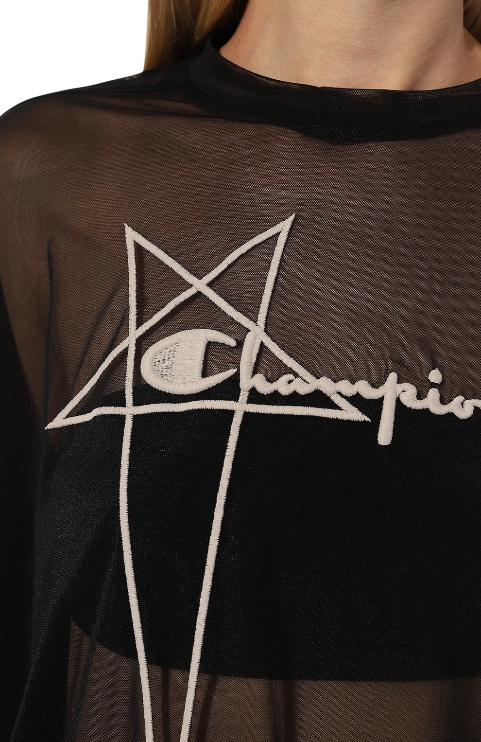 Топ rick owens x champion RICK OWENS, арт. CW02C9405/CHMNET, фото 5