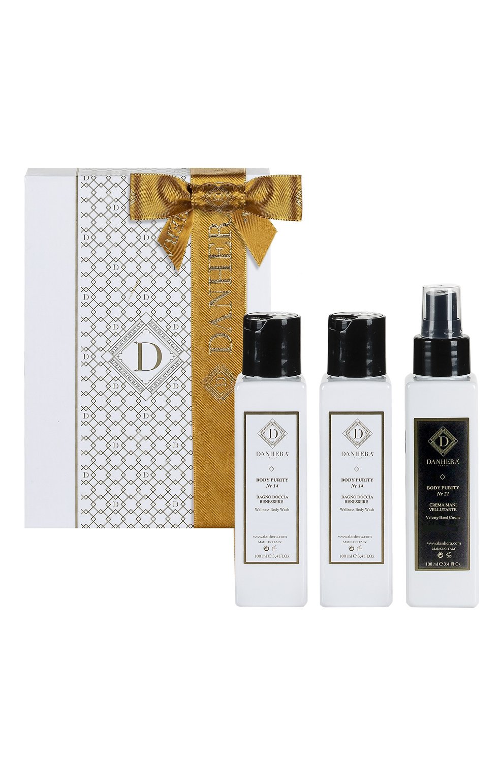 Дорожный набор косметики по уходу за телом (3x100ml) DANHERA ITALY, арт. DANH_COFBODY01, фото 1