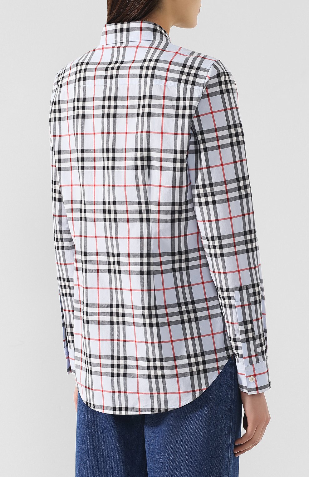 Хлопковая рубашка BURBERRY, арт. 8011394, фото 4