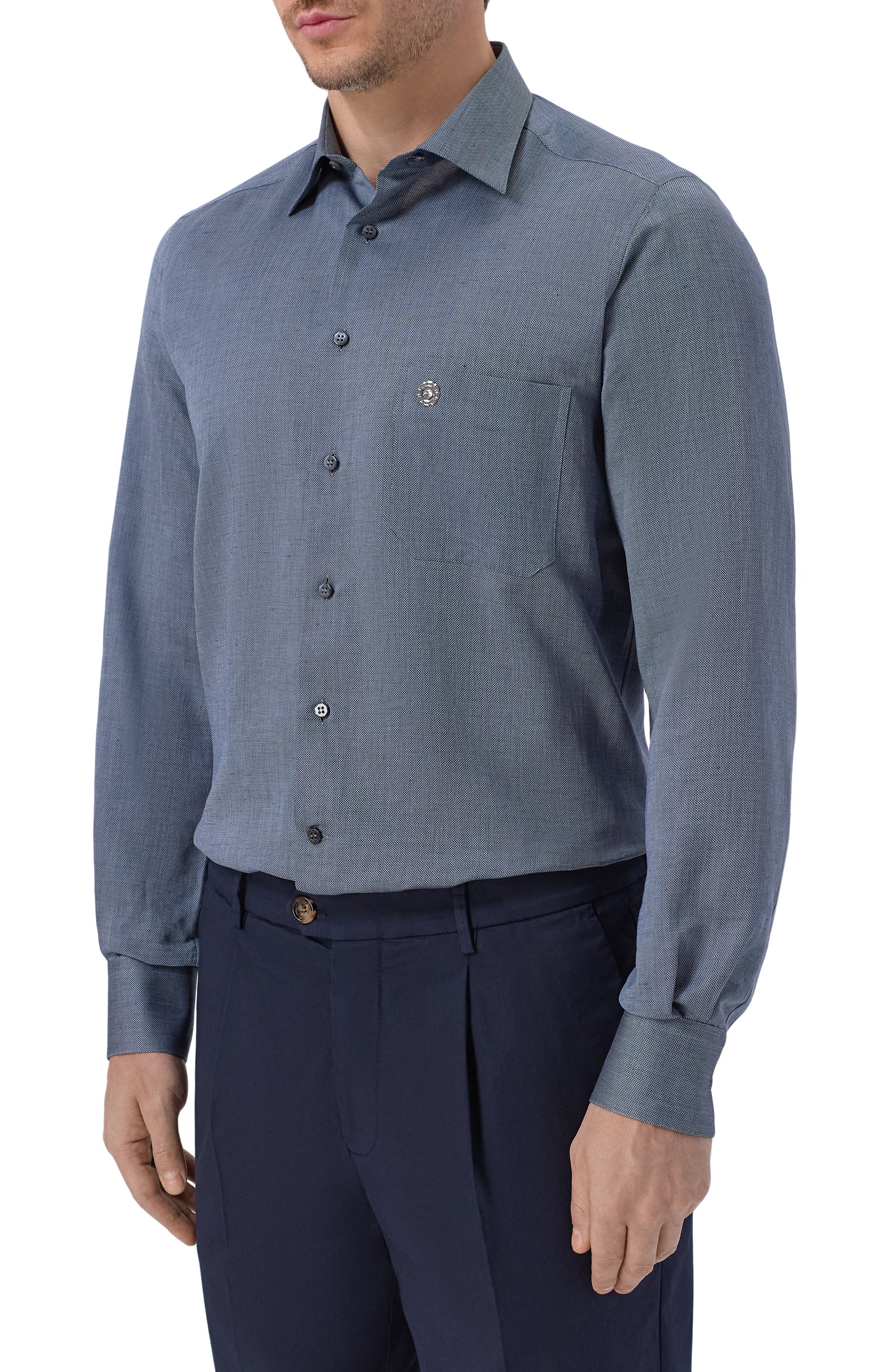 Рубашк а из хлопка и льна STEFANO RICCI, арт. MC008361/R3165, фото 3