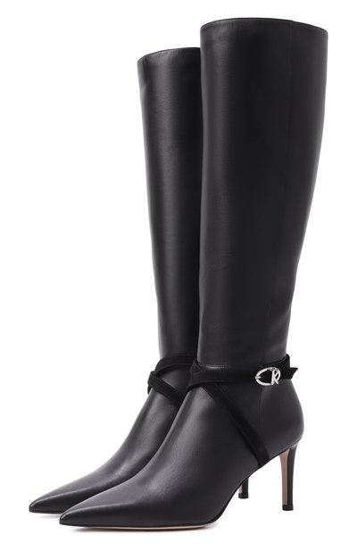 Женские кожаные сапоги KITON, арт. D60830K0901F11