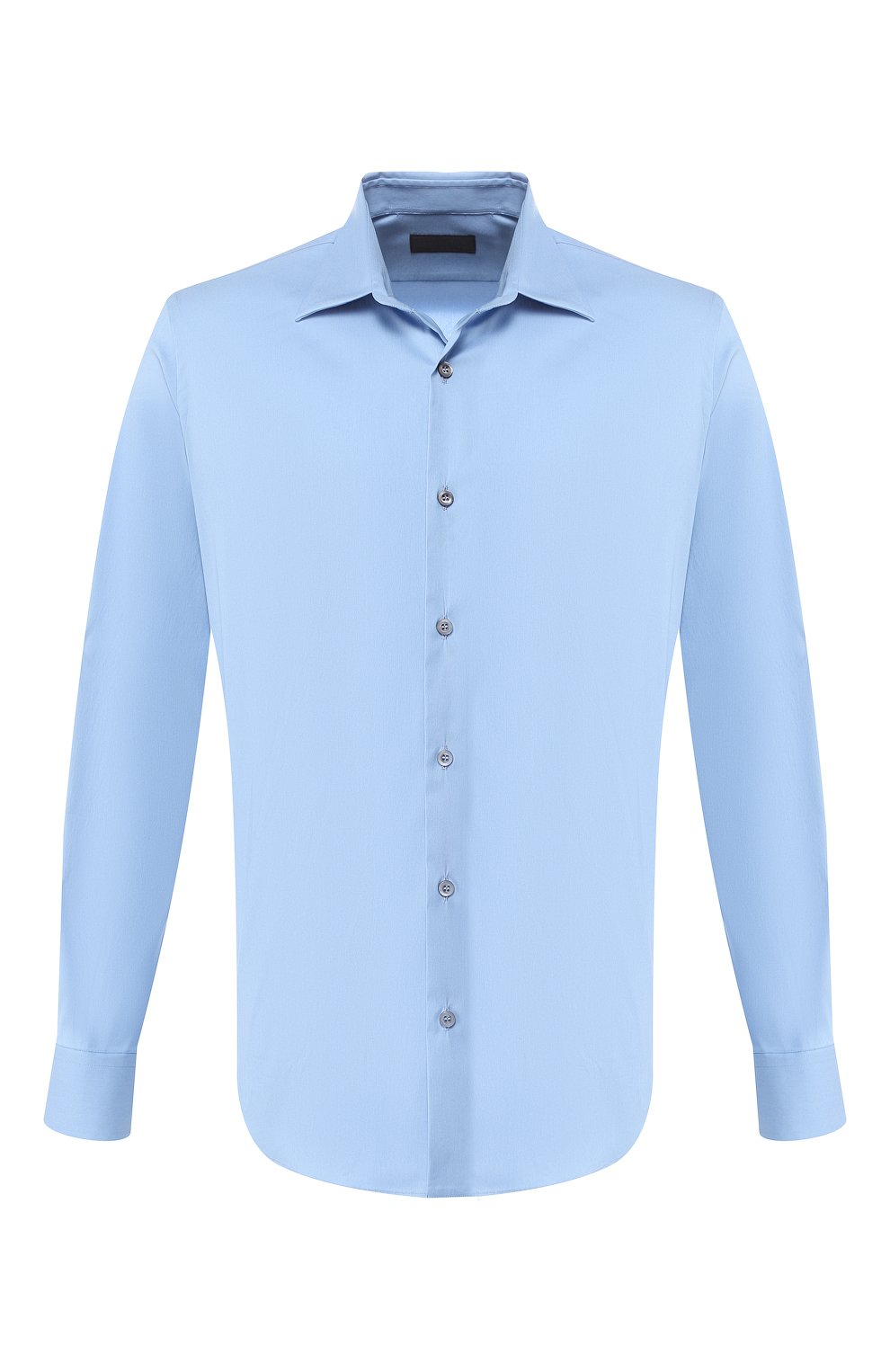 Хлопковая рубашка с воротником кент PRADA, арт. UCM608-F62-F0076, фото 1