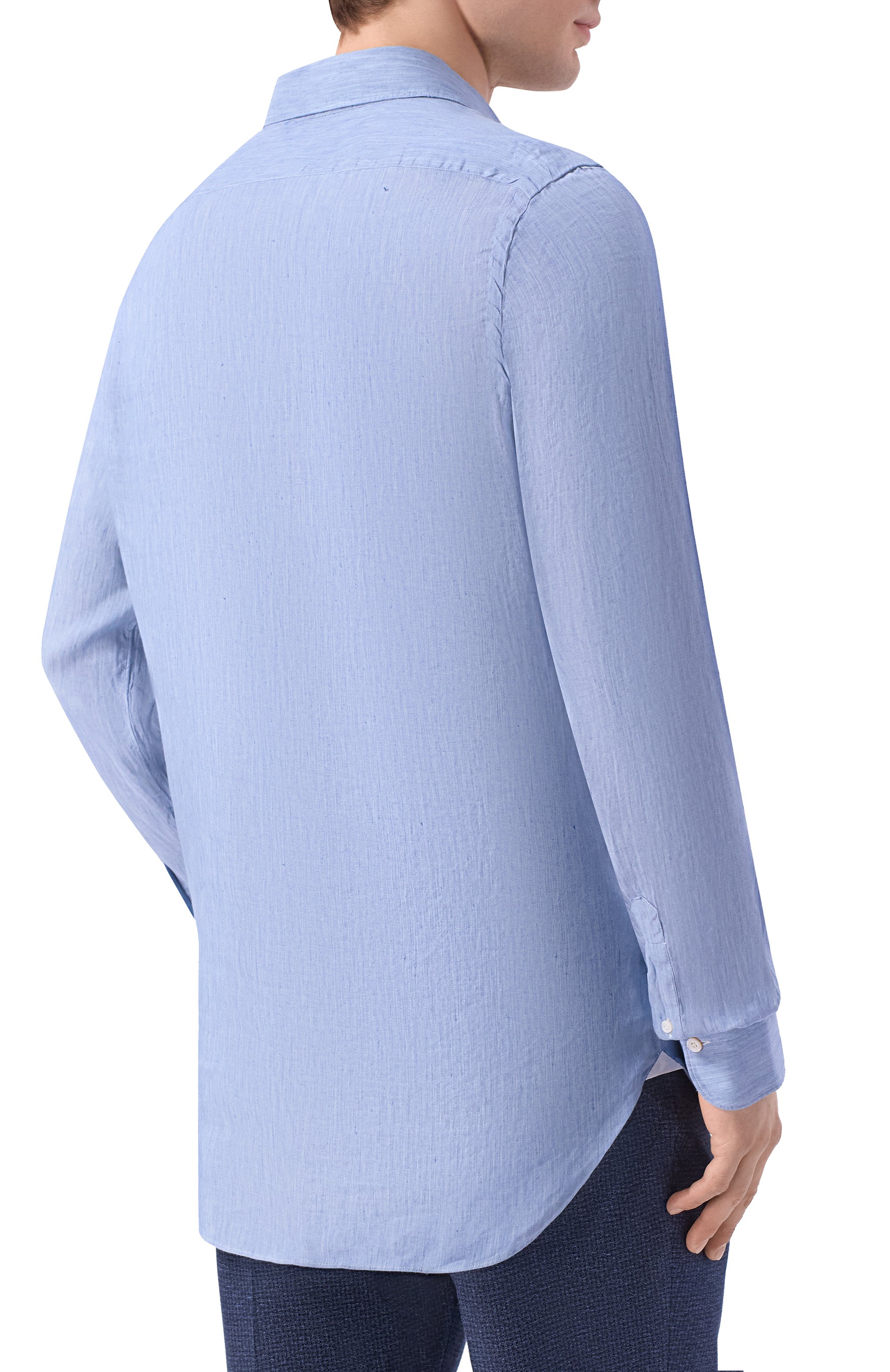 Рубашка изо льна и лиоцелла FINAMORE 1925, арт. GAETE 1 LUIGI Z L/P6044, фото 4