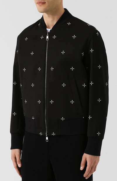 Бомбер на молнии с принтом NEIL BARRETT, арт. PBSP366R/H012C, фото 3