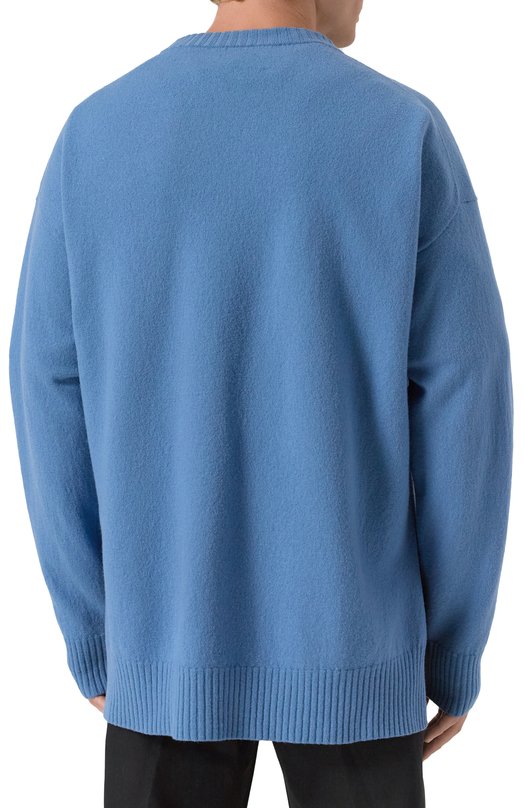 Шерстяной джемпер Jil Sander J21GP0003/J14603 Голубой  J21GP0003/J14603 Фото 4