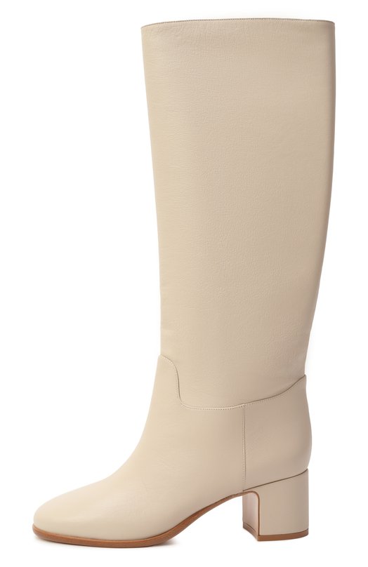 Кожаные сапоги Nuova Mun Casadei 1S405A0511/HIPP0 Кремовый  1S405A0511/HIPP0 Фото 4