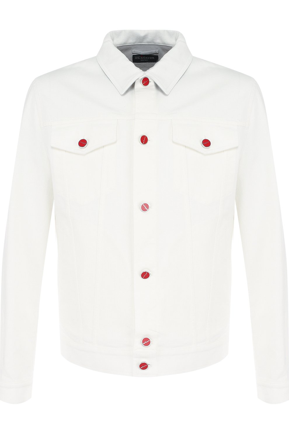 Джинсовая куртка на пуговицах KITON, арт. UW0374V08P1403002, фото 1