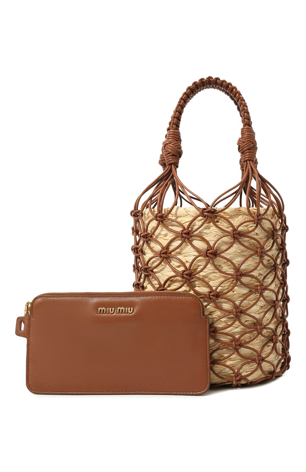Сумка MIU MIU коричневого цвета по цене 210000 руб., арт. 5BE062-2C90-F0A5T-OOO, фото 7 Сумка MIU MIU, арт. 5BE062-2C90-F0A5T-OOO, фото 7