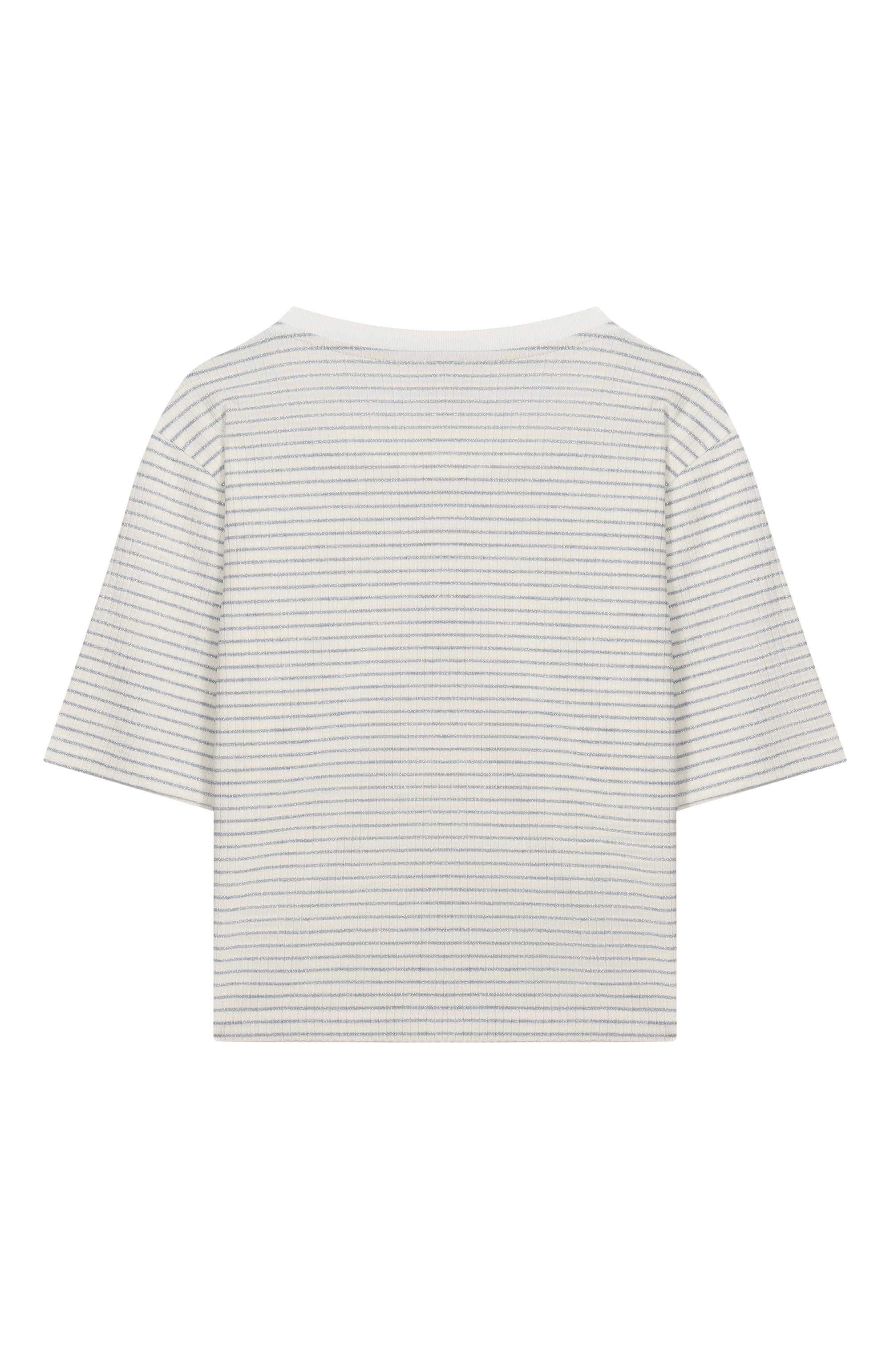 Футболка из вискозы ELEVENTY молочного цвета по цене 13350 руб., арт. EY8A01/J0552_001, фото 2 Футболка из вискозы ELEVENTY, арт. EY8A01/J0552_001, фото 2