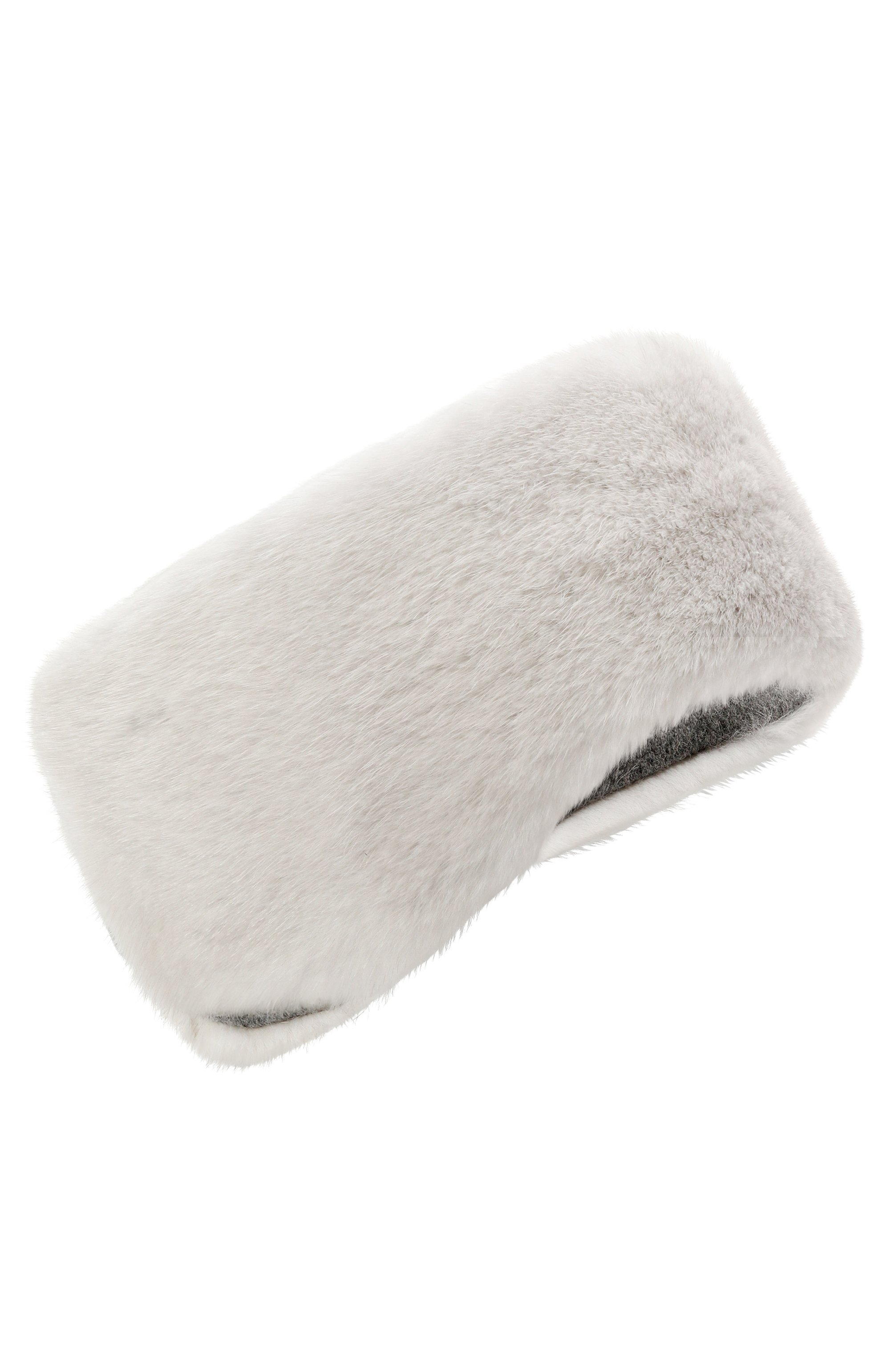 Меховая повязка из норки и кашемира VICTORIA KUSENKOVA, арт. 161609108025, фото 1