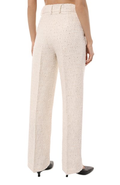 Хлопковые брюки SEVEN LAB бежевого цвета по цене 12600 руб., арт. SPT.02.114.158, фото 4 Хлопковые брюки SEVEN LAB, арт. SPT.02.114.158, фото 4