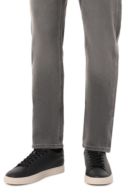 Кожаные кеды EMPORIO ARMANI, арт. X4X598/XF662, фото 3